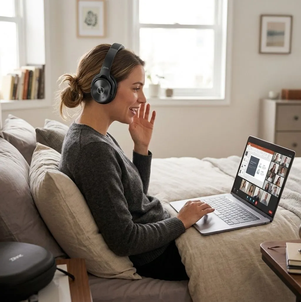 Zihnic Active Noise Cancelling Wireless Headphones