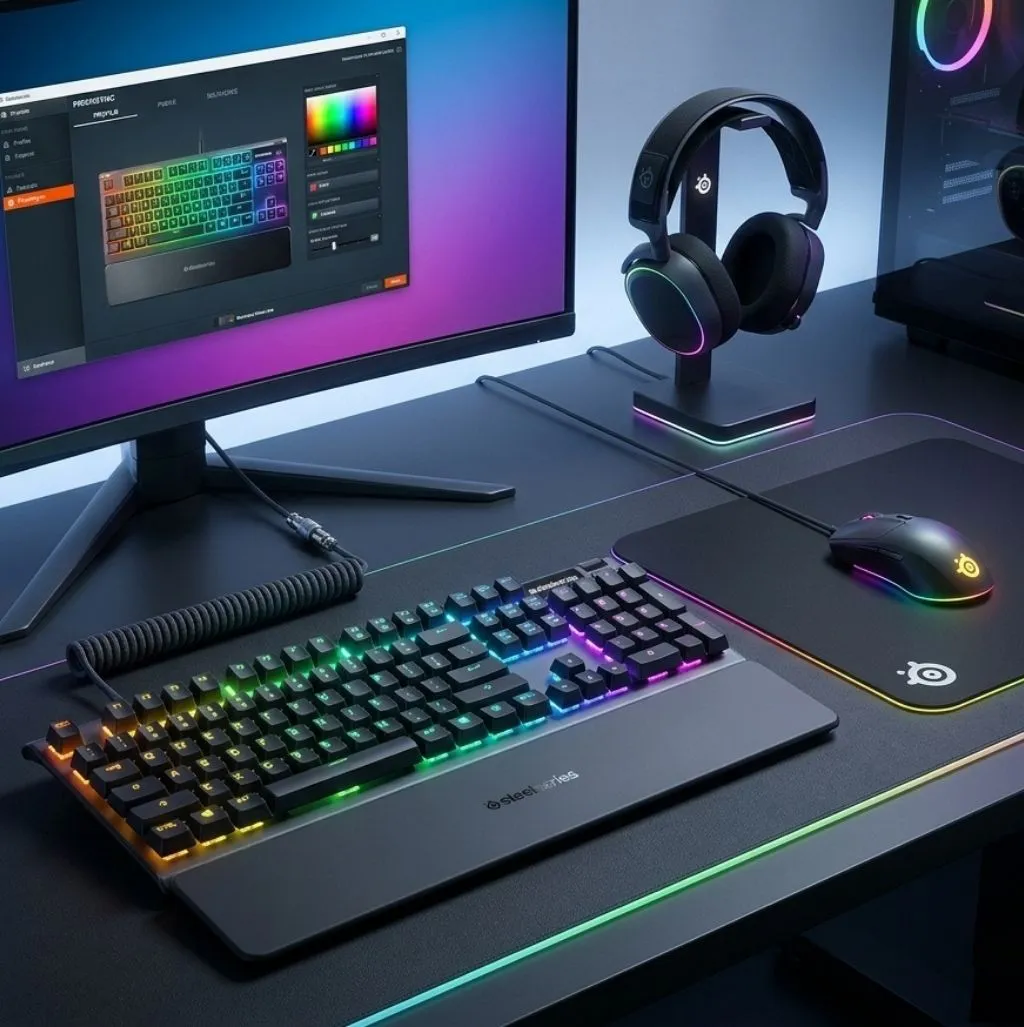 SteelSeries Apex 5 Hybrid Mechanical Gaming Keyboard